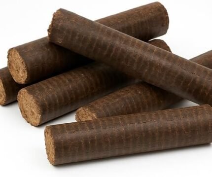 J'ENVOIE DU BOIS - Bûches de Bois densifiées Rondes 30cm - Bûches compressées calorifiques Longue durée - Pack de 10